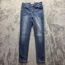 Vervet Jeans Womens 26 Skinny High Rise Stretch Denim Distressed VT1007 Flaw