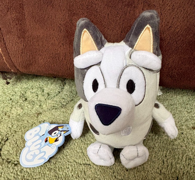 Brandneu mit Etikett Elch Spielzeug BLUEY And FRIENDS 17 cm MUFFIN The HEELER WELPE Plüschtier Kuscheltier