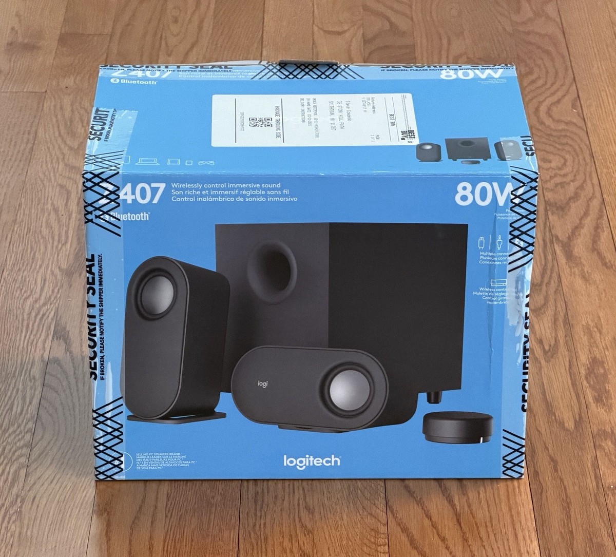 Logitech Z407 Bluetooth Computer 2.1 Speakers Gray SR0191