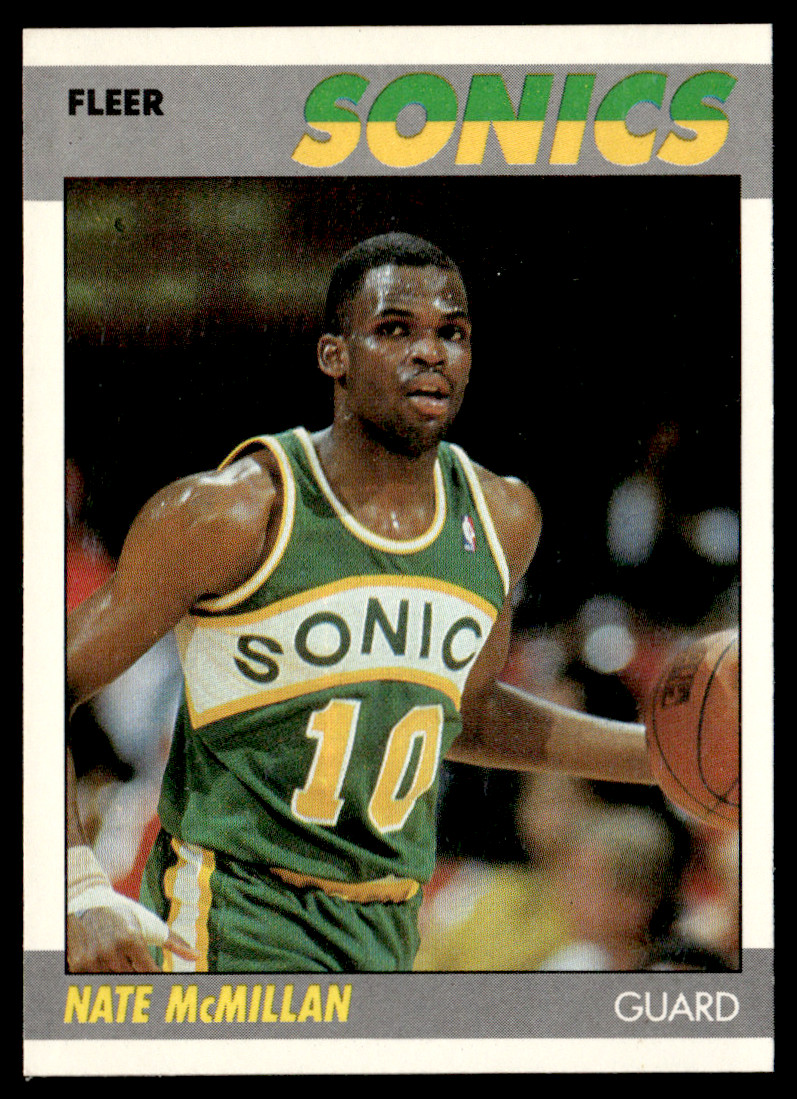 1987-88 Fleer - Nate McMillan #75 (RC)