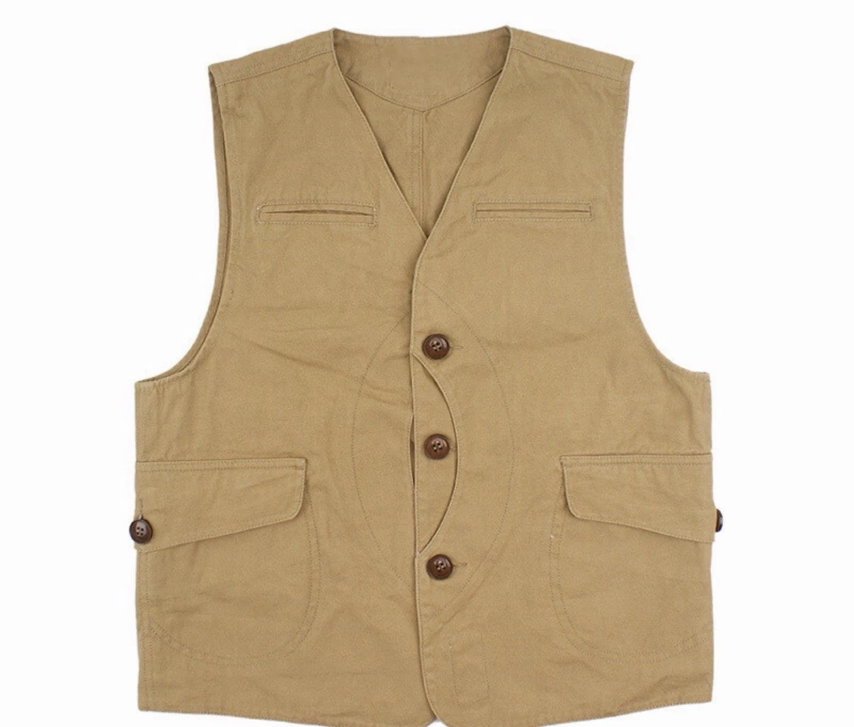 Vintage Vest Hunting Fishing Outdoor Waistcoat Jacket For Men XXL