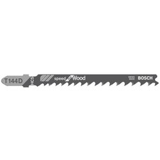 25x BOSCH Stichs&auml;gebl&auml;tter T-Schaft T 144 D Speed f&uuml;r Holz