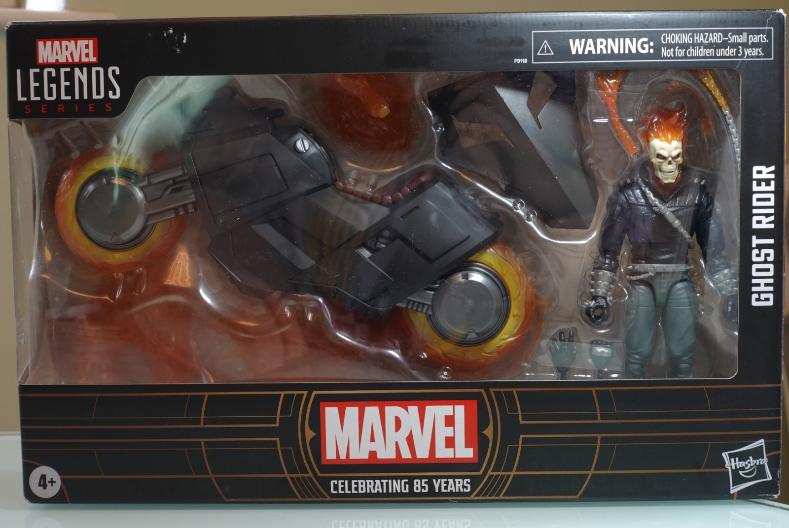 Figura de acción Danny Ketch Ghost Rider de Marvel Legends con motocicleta NUEVO
