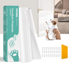 Cat Scratch Furniture Protector, 197"x12" Single-Sided Sticky Couch Protector...