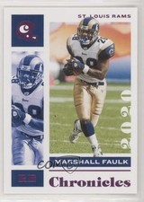 2020 Panini Chronicles Pink Marshall Faulk #59 HOF 9o3