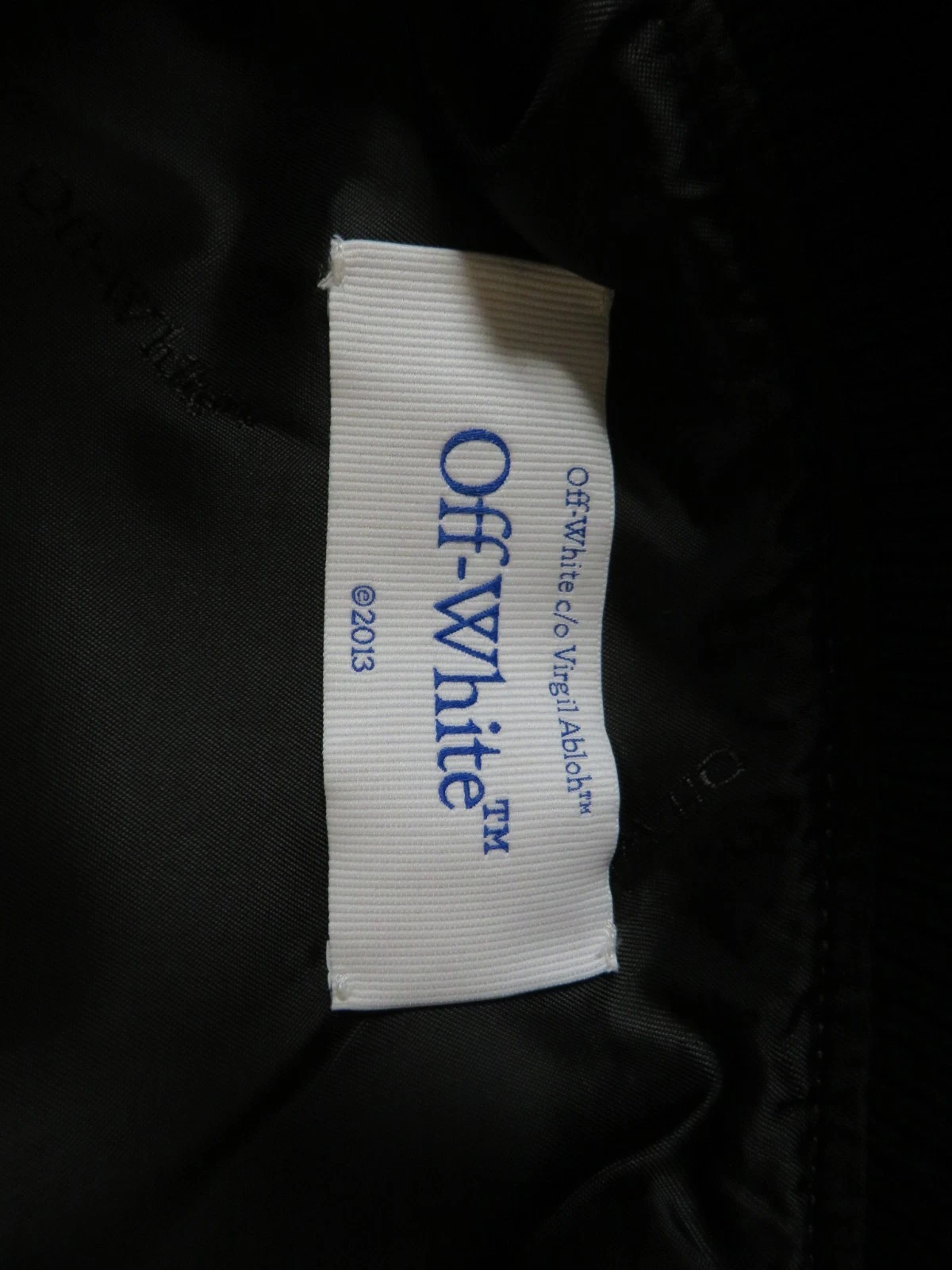 Off-White X Ac Milan 125th Anniversary Embroidered Varsity Jacket MSRP $3500 image 9