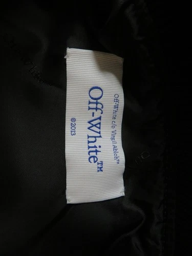 Off-White X Ac Milan 125th Anniversary Embroidered Varsity Jacket MSRP $3500 image 9