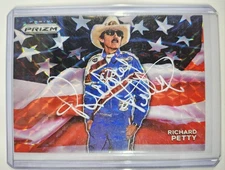 RICHARD PETTY SIGNED AUTOGRAPH PANINI SILVER PRIZM USA RACING (NASCAR) RARE 🔥