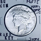 1927 P BU GEM PEACE SILVER DOLLAR UNC MS+++ U.S. MINT RARE KEY COIN 3094