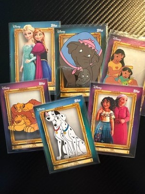 2026 Topps Chrome Disney Neon Inserts - Family First - Complete Your Set