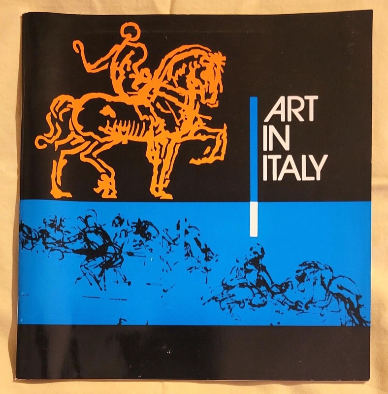Vintage 1990 Art In Italy Booklet color photos Italian State Tourist Department