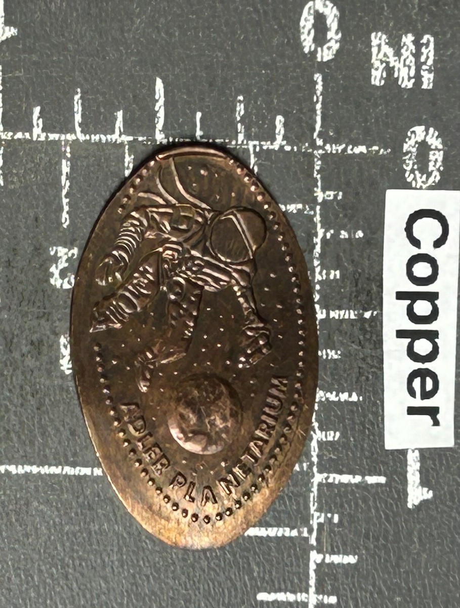 Adler Planetarium Chicago Illinois IL Astronaut Elongated Pressed Smashed  Penny | eBay