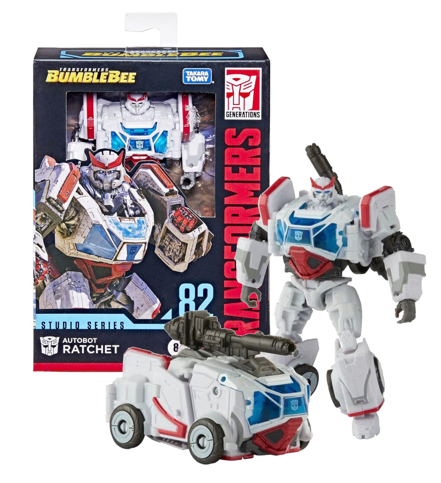 Transformers Generations Studio Series 82 Deluxe Autobot Ratchet 5" Figure NIB