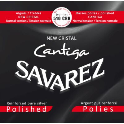SAVAREZ 510CRH New Cristal CANTIGA Polished Satz, Normal Tension (rot)