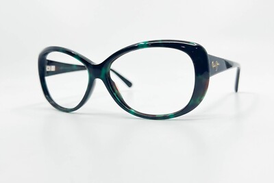 Maui Jim MJ290-15E Pikake Sunglasses Womens Black Green 61  display picture 3