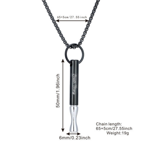 Anxiety Relief Breathing Necklace Mindfulness Decompression Meditation Breath - Picture 6 of 47