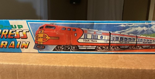 Schylling Wind Up Express Tin Train with Box - Never Played With | eBay