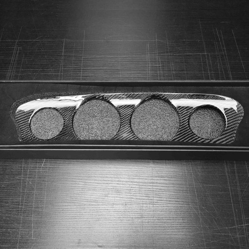Fit H-D 2014-2019 TRIKE Real Carbon Fiber Gauge Trim - Picture 4 of 8