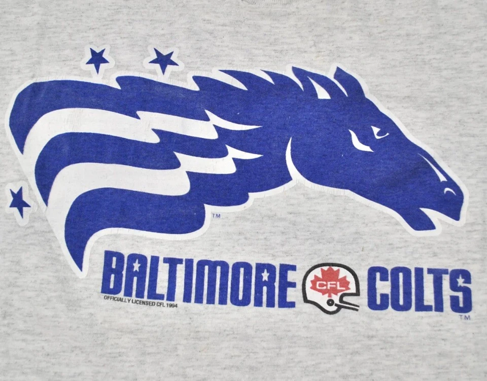 Camisa Vintage Baltimore Colts CFL 1994 Talla Grande Foto 2 de 4