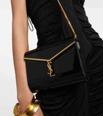 Saint Laurent YSL Plaque Plexiglass Clutch Bag New With Tags | eBay
