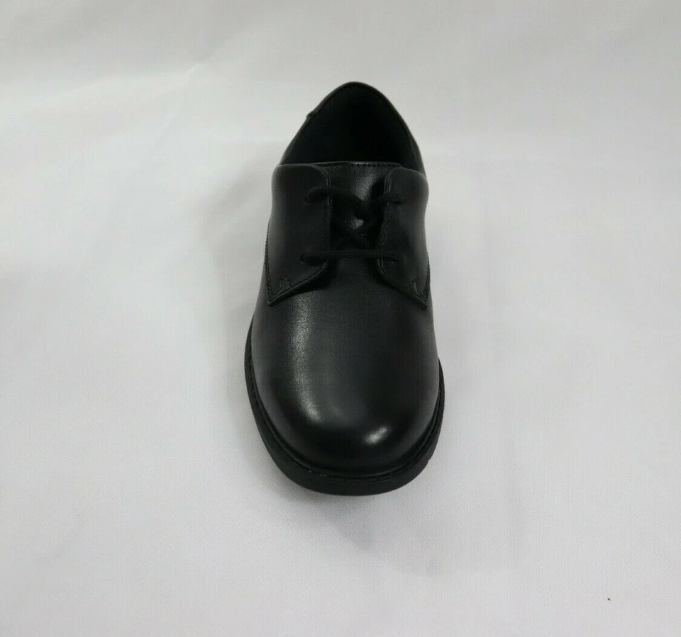 Clarks Boys School Shoes 'Scala Loop' Dress Leather shoes Laces Size 1.5 W Wide - Image 3 of 4