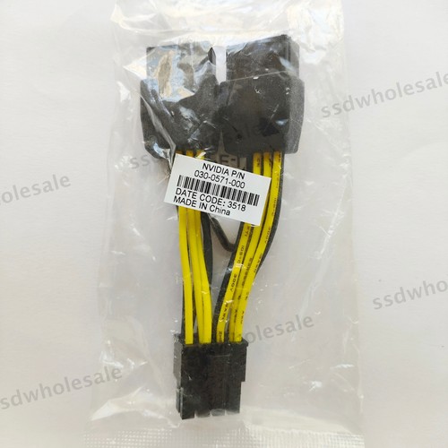 NVIDIA 030-0571-000 GPU PCIE Power Cable for Tesla K80 M60 M40 P100 V100 P40 - 第 4/9 張圖片