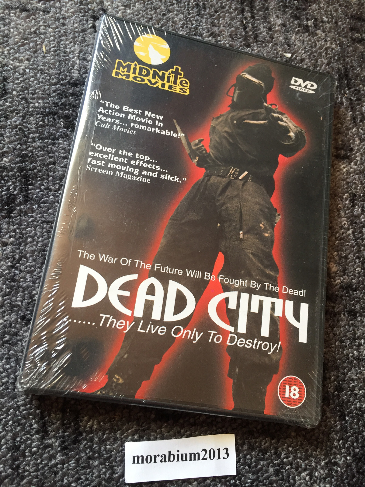 DEAD CITY - original UK DVD Region 2 (UK) - Tim Lovelace