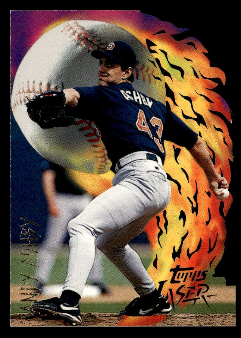 Andy Ashby 1996 Topps Laser  Card #49 San Diego Padres