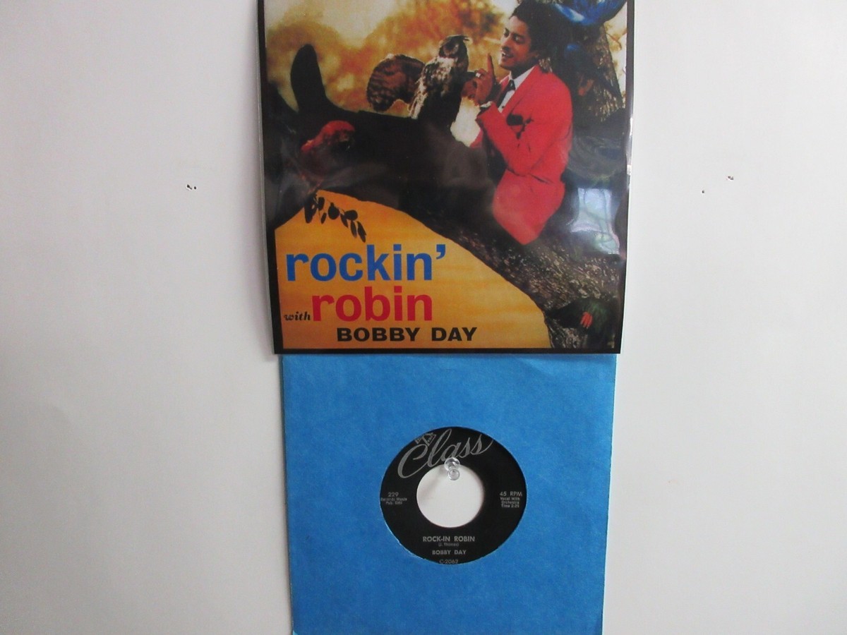 💥' BOBBY DAY ' HIT 45 + PICTURE [Rockin Robin] 1958 !💥 | eBay