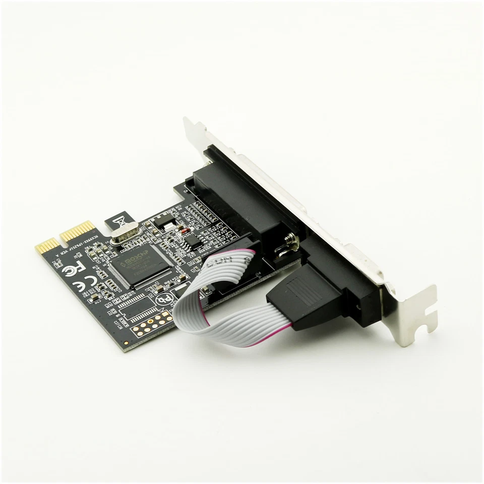 PCI-E Express to RS232 Serial Port COM & DB25 Printer Parallel Port LPT Card - Image 4 of 4