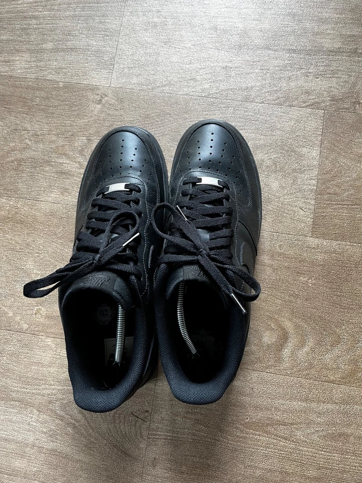 Size 11 - Nike Air Force 1 '07 Low Triple Black, photo 4 of 5