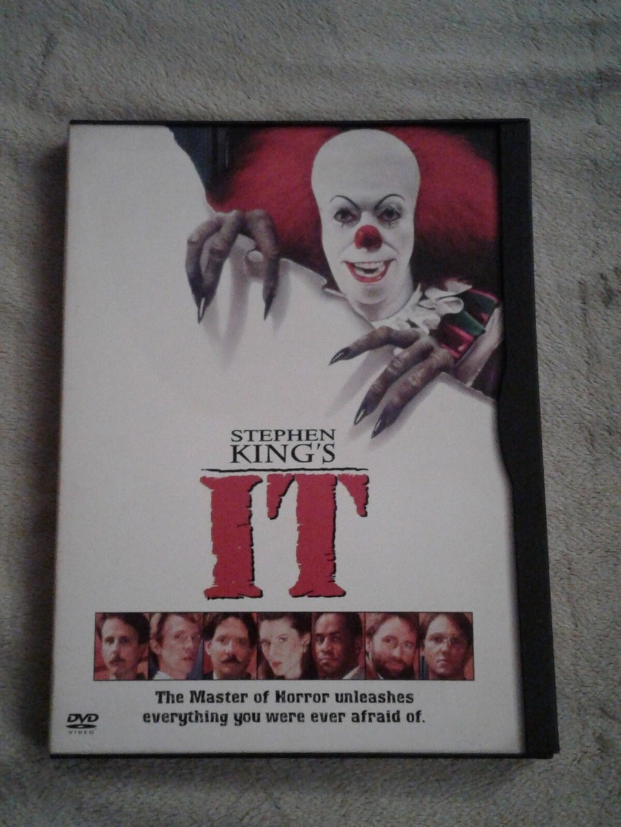 Stephen King's It (DVD, 1990) Tim Curry John Ritter Tim Reid clown