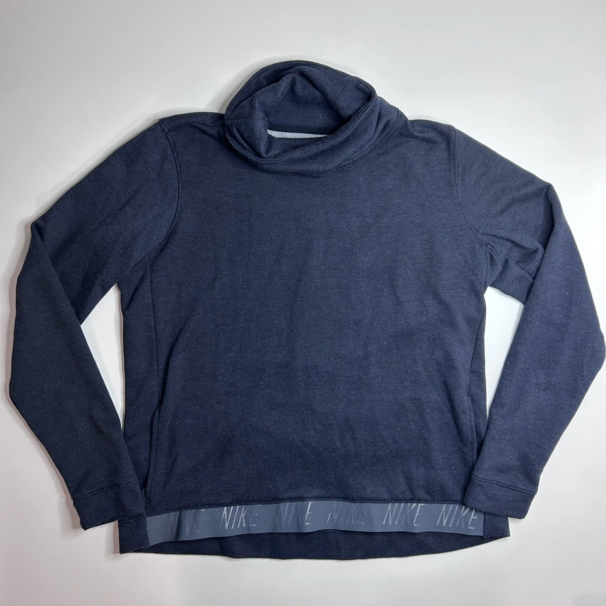 Nike navy sweatshirt womens clearance