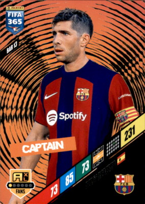 Fifa 365 2024 Adrenalyn XL BAR 13 - Sergi Roberto - Captain