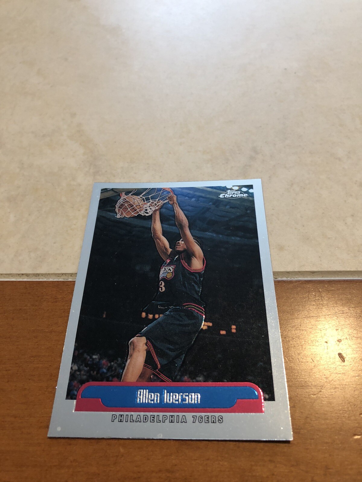 2000 topps chrome allen iverson