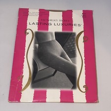 Victorias Secret Lasting Luxuries Sheer Pantyhose Control Top Buff Small