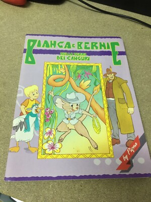 WALT DISNEY 90s - WHITE AND BERNIE -Pigna- italy notebook school - notebook