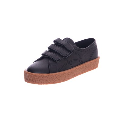 Superga Sneakers Leather Strap Mega Paura Black Nero | eBay