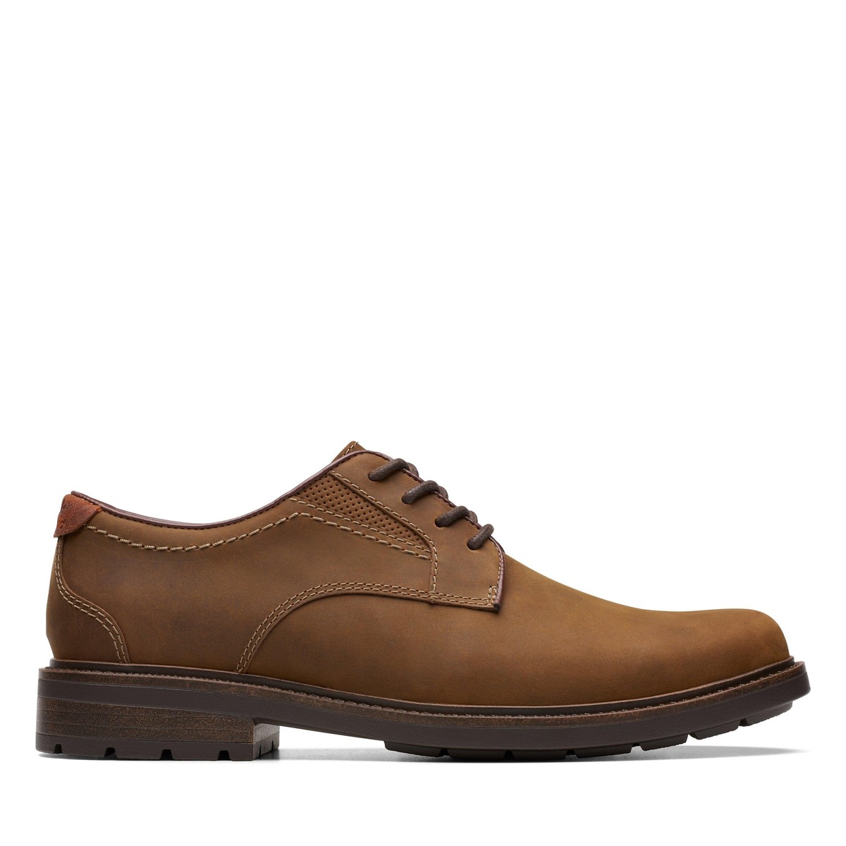 Clarks Men\'s Un Shire Low Brown Leather Shoe Size 12 26174653 Amazon.com | Clarks Men main image 4