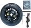 Kit Roue De Secours Galette 16 Pour Peugeot 208 (hors GT) + Cric, Clé, Gants, Sac - Neuf