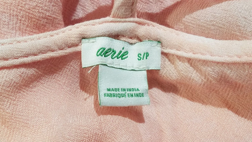Vestido sin mangas para mujer Aerie rosa tie dye con tiras talla S - Imagen 9 de 13