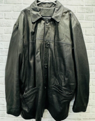 Vintage The Original Leather Line New York Leather Jacket Black 