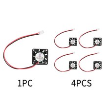 Brushless DC Cooling Blower Fan 5V 0.12A 2507S 25x25x7mm Sleeve 2 Pin Wire UE