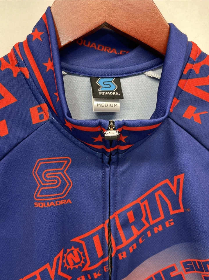 Camiseta deportiva Squadra para hombre mediana azul con tres bolsillos traseros Foto 4 de 4