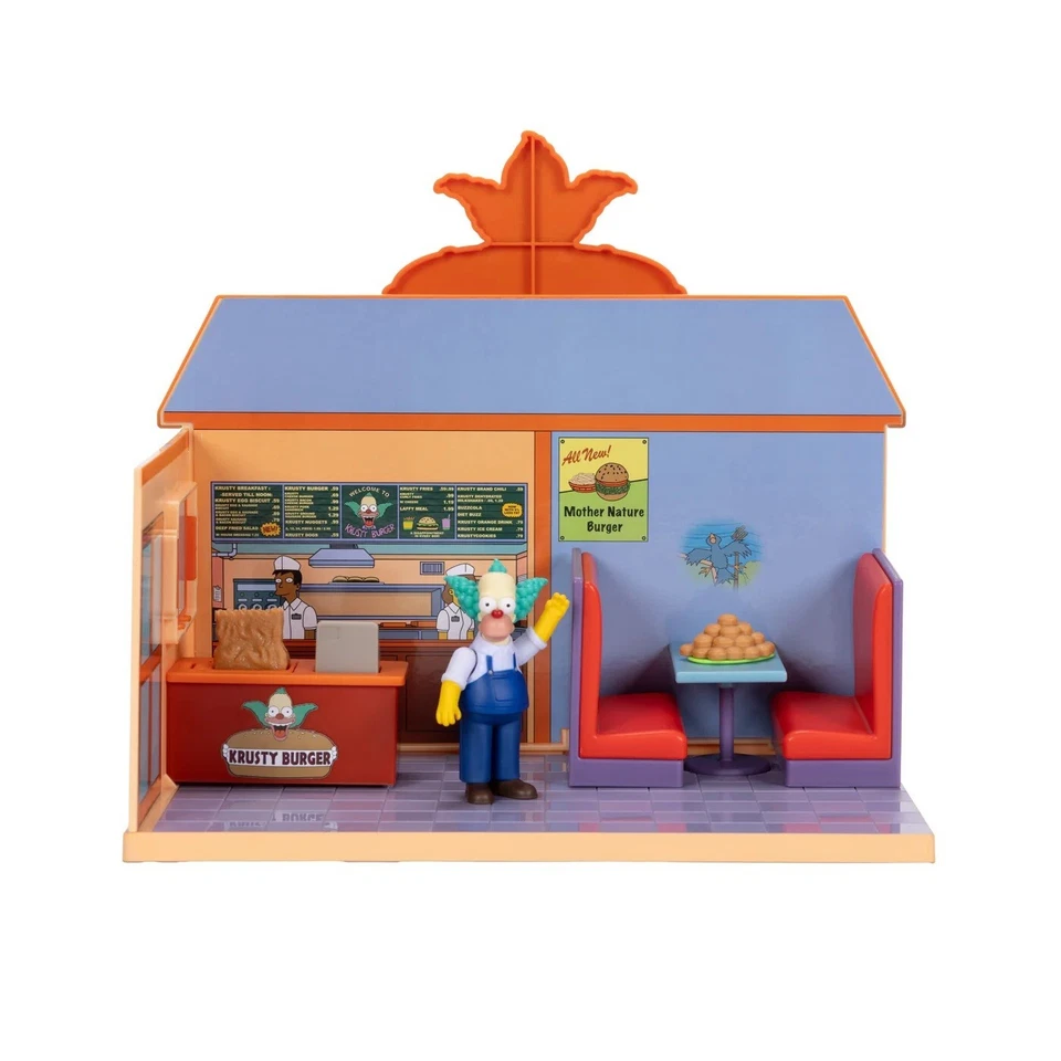The Simpsons Krusty Burger Diorama Playset IN STOCK - Image 2 of 2