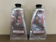 2 NEW L'Occitane CHERRY BLOSSOM Hand Creams 2.6 oz EACH Fantastic Scent