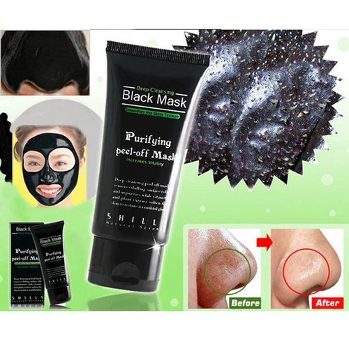 SHILLS Purifying Blackhead Remover Peel-Off Facial Cleaning Black Face Mask 50ml