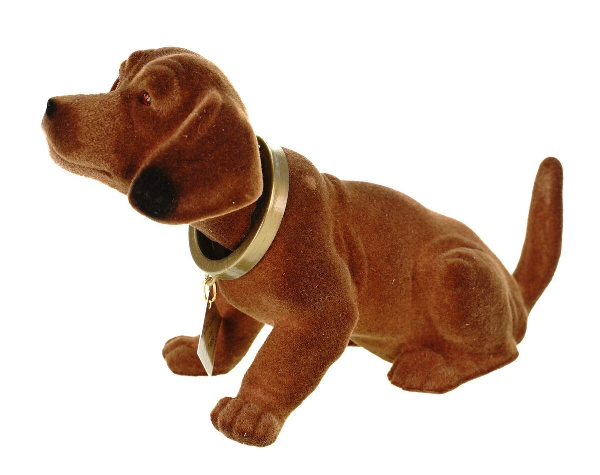 Original Wackeldackel Figur 19 cm Wackelkopfhund Dackel Wackelfigur fürs  Auto