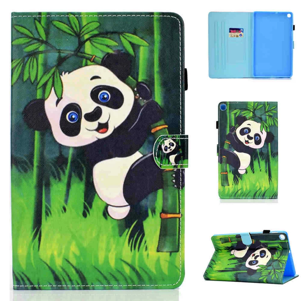 Funda con soporte de cuero abatible para Samsung Galaxy Tab A 10.1 8.0 S6 Lite 10.4 P610 Foto 4 de 4