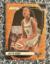 2024 Panini Prizm WNBA #31 Jaelyn Brown RC Orange Lazer-Dallas Wings